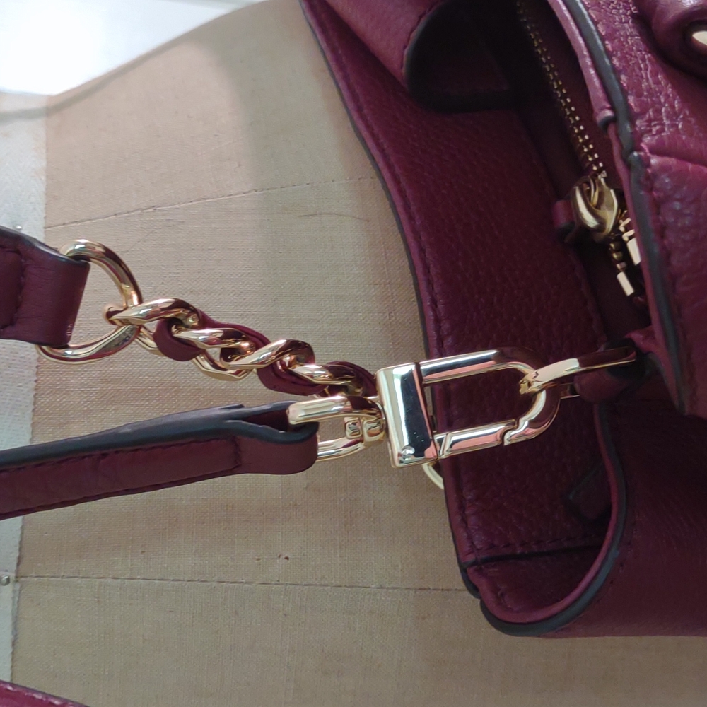 Tory Burch Small Satchel with Crossbody Strap - Picture 10 of 12